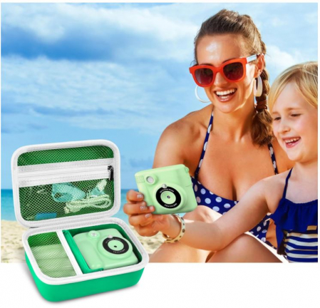 Husa pentru camera foto/video de copii Againmore, verde [3]