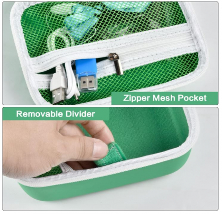 Husa pentru camera foto/video de copii Againmore, verde [4]