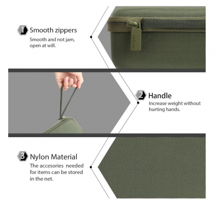 Husa pentru camera foto/video de copii co2CREA, verde [4]