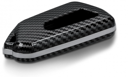 Husa pentru cheie auto Kwmobile compatibilă cu VW Golf 8, negru carbon [11]