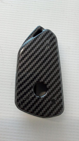 Husa pentru cheie auto Kwmobile compatibilă cu VW Golf 8, negru carbon [6]