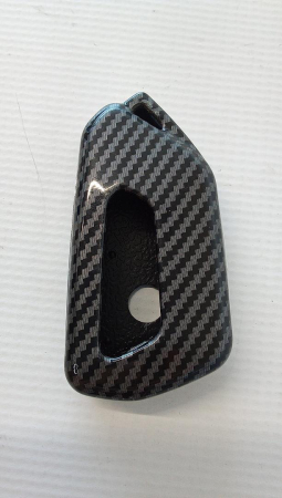 Husa pentru cheie auto Kwmobile compatibilă cu VW Golf 8, negru carbon [7]