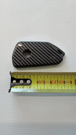 Husa pentru cheie auto Kwmobile compatibilă cu VW Golf 8, negru carbon [3]
