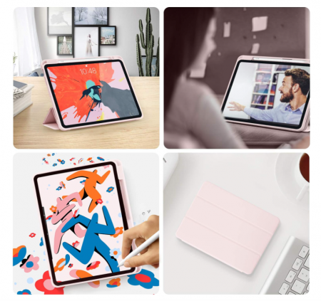 Husă pentru iPad Air 5 2022/Husă iPad Air 4 2020 10,9 inchi, roz [8]