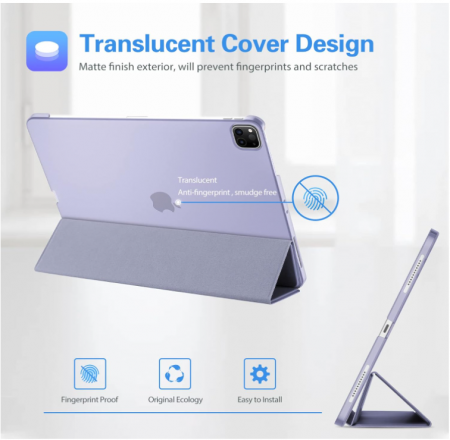 Husă pentru iPad Pro 12.9 2022/2021/2020/2018, violet deschis [3]