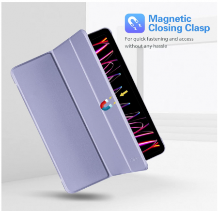 Husă pentru iPad Pro 12.9 2022/2021/2020/2018, violet deschis [8]
