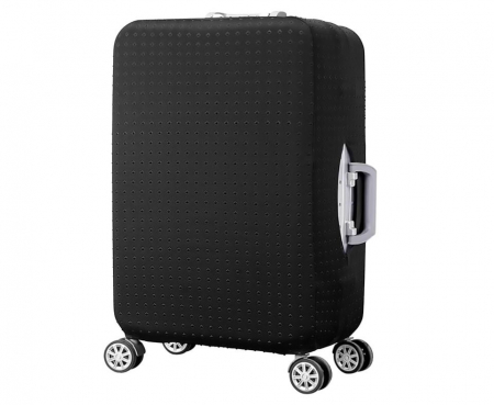 Sport & Activitati in aer liber - Husă pentru valiză de călătorie 7-Mi, negru, 66-70 cm