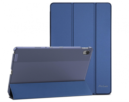 Accesorii tablete - Husă ProCase pentru Lenovo Tab M10 Plus 10.6" (27 cm) 2022 a treia generație TB125/TB128, bleumarin