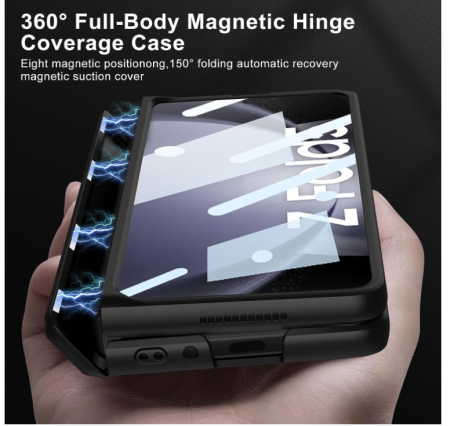 Husa PRUDOM pentru Samsung Galaxy Z Fold 5, negru [4]