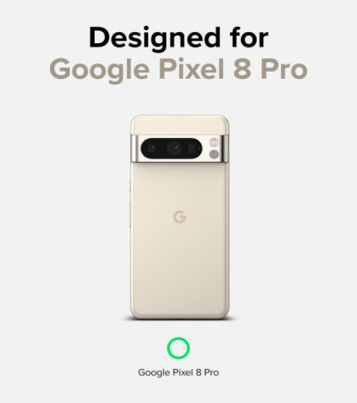Husa Ringke Fusion pentru Google Pixel 8 Pro, mat transparent [2]