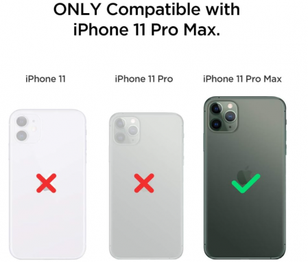 Husă Spigen Ultra Hybrid pentru iPhone 11 Pro Max (2019), Transparentă [3]