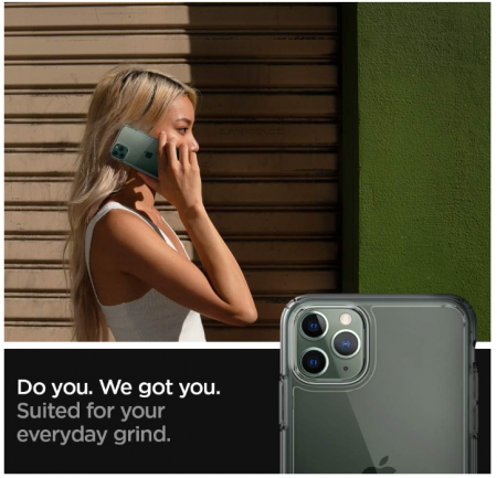 Husă Spigen Ultra Hybrid pentru iPhone 11 Pro Max (2019), Transparentă [4]