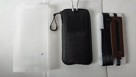 Husa tip geanta pentru telefon, Marimea M, negru [1]