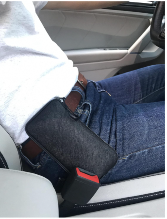 Husa tip geanta pentru telefon, Marimea M, negru [4]