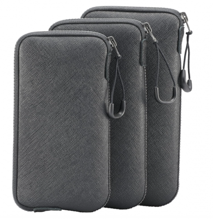 Husa tip geanta pentru telefon, Marimea M, negru [2]