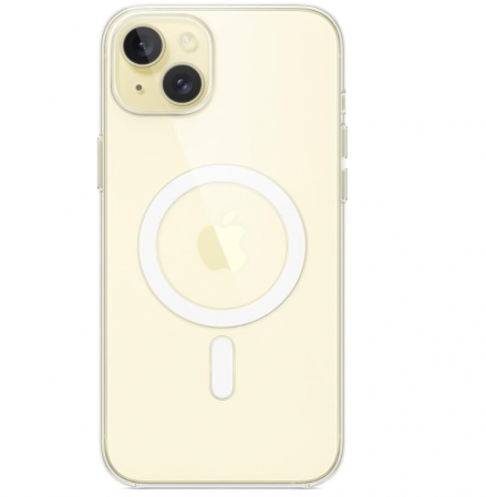 Husă transparentă Apple cu MagSafe pentru iPhone 15 Plus [3]