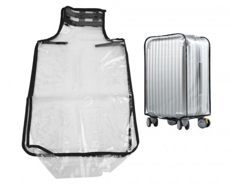 Articole Voiaj - Husă transparentă pentru valiză din PVC, Jerliflyer, 70 cm