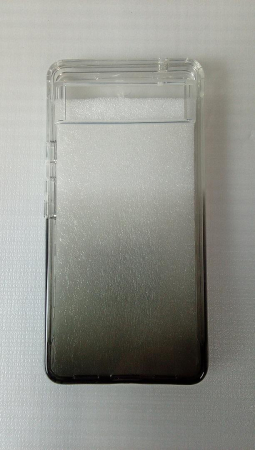 Husă transparentă RonRun pentru Google Pixel 6a cu protector de ecran încorporat, negru [1]