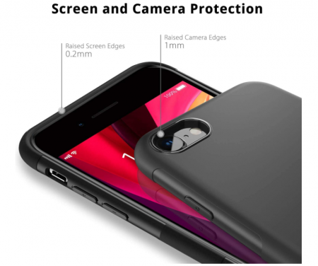 Husă UNBREAKcable pentru iPhone 8, iPhone 7, iPhone SE 2020, Negru Mat [2]