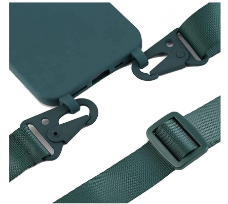 Husă Vrupin compatibilă cu iPhone 11 Pro+ (2 bucăți de protecție pentru ecran), husă din silicon lichid, Culoare Lotus [2]