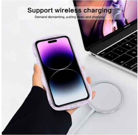 Husă Yungsome pentru iPhone 14 Pro, transparentă [5]