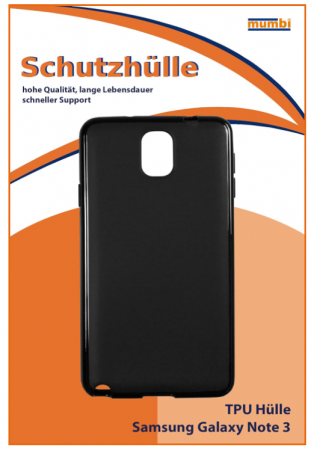 Huse Mumbi pentru Samsung Galaxy Note 3, Negru [2]