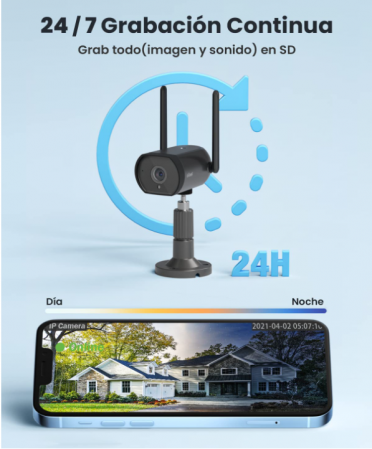 ieGeek IG20 Cameră de supraveghere exterioară cu antenă WiFi duală [2]