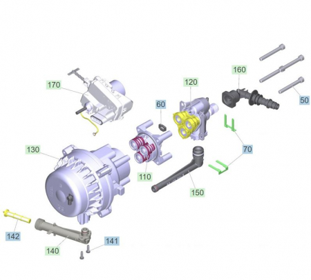 Racord presiune inalta pentru aparat de spalat cu presiune, KARCHER 9.013-355.0, K4/K5 [1]