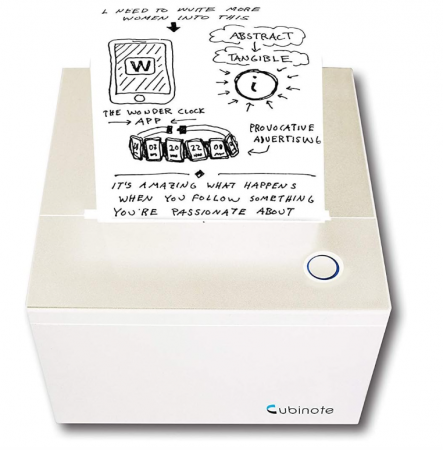 Imprimantă termică Cubinote PRO cu hârtie adeziva, fara cerneală [2]