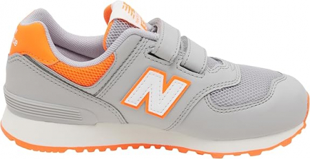 Încălțăminte sport pentru copii New Balance 574, gri/portocaliu, marime 28.5 [7]