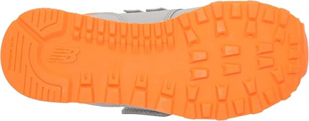 Încălțăminte sport pentru copii New Balance 574, gri/portocaliu, marime 28.5 [5]