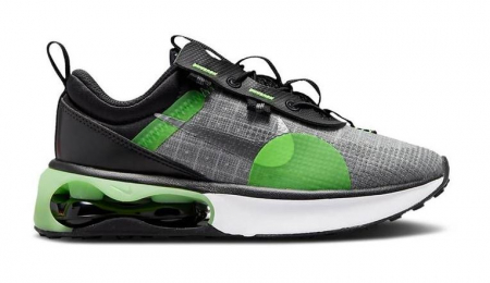 Încălțăminte sport pentru copii Nike Air Max 2021 DB1109-004, negru/verde/gri, marime 27.5 [4]