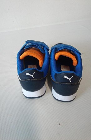 Încălțăminte sport pentru copii Puma Adaptor Match 401497, albastru/portocaliu, marime 29 [3]