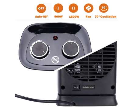 Incalzitor electric SONBION, 2 moduri, 1800W, oscilație de 70° [1]