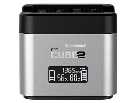 TOATE PRODUSELE - Incarcator dublu Hahnel ProCube 2 pentru Canon LP-E6/E8/E17 + AA si USB 2.4A