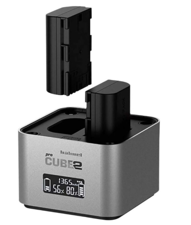 Incarcator dublu Hahnel ProCube 2 pentru Canon LP-E6/E8/E17 + AA si USB 2.4A [8]