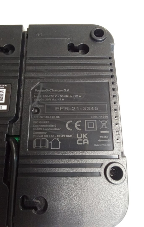 Incarcator Einhell Power X-Charger 3A, iesire 20V [1]