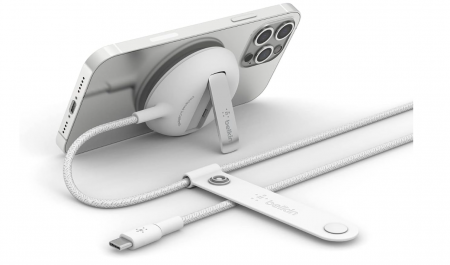 Laptop, Tablete & Telefoane - Incarcator fara fir pentru telefon Belkin BoostCharge Pro cu MagSafe, 15 W