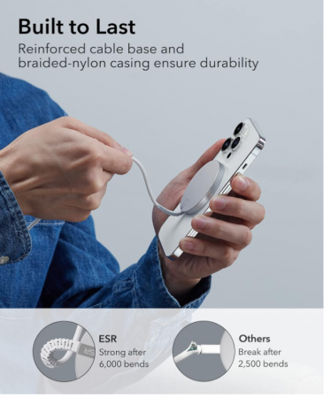 Incarcator fara fir pentru telefon ESR HaloLock compatibil cu MagSafe [4]