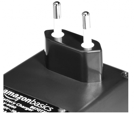 Încărcător inteligent pentru baterii Amazon Basics, 4 baterii AA/AAA [4]