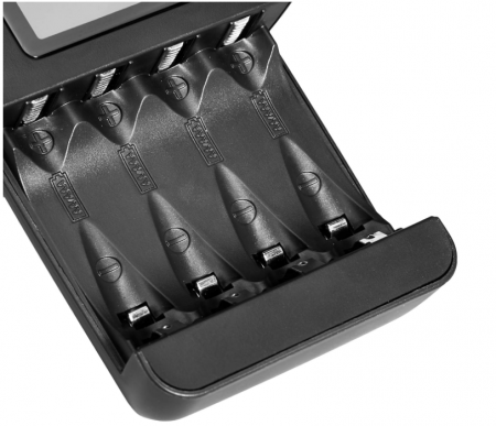 Încărcător inteligent pentru baterii Amazon Basics, 4 baterii AA/AAA [3]