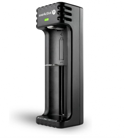 TV, Audio & Foto - Încărcător pentru baterii everActive LC-100 Micro USB pentru 1 x acumulator, LC-100, negru