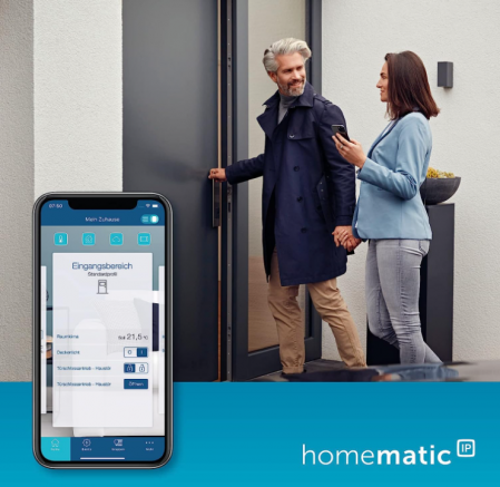 Incuietoare electronică inteligenta ușa Homematic IP Smart Home, prin aplicație,154952A0 [4]