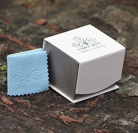 Inel de meditație cu tartan din argint sterling [4]