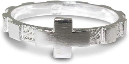 Inel rozariu Sebaoth din Argint Sterling 925, marime 59 [4]