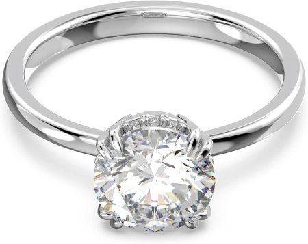 TOATE PRODUSELE - Inel Swarovski Cocktail Stilla, Tăietură rotundă, Finisaj argintiu, Marime 50