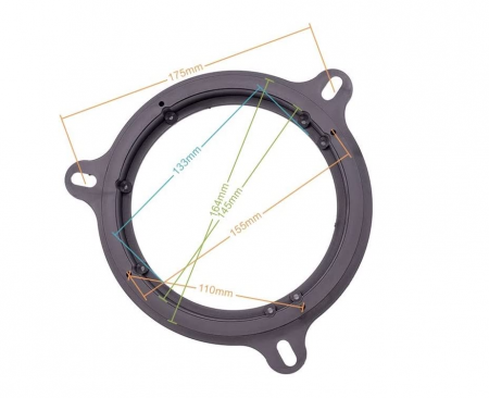 Inele adaptoare boxe de 165 mm Sound-way, Compatibile Renault, Nissan, Dacia, Smart [3]
