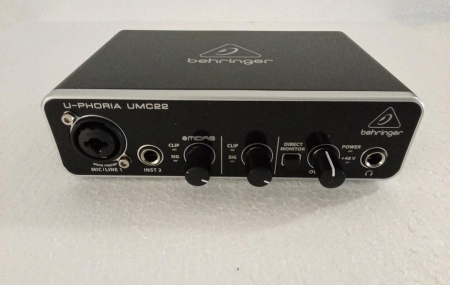 Interfata audio USB Behringer U-Phoria UMC22, negru [2]