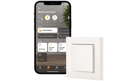 Casa, Gradina & Bricolaj - Intrerupator de lumină inteligent Eve Light Switch Bluetooth