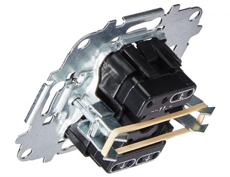 Intrerupător dublu Niessen - 8111 Ref. 6520505025 [1]